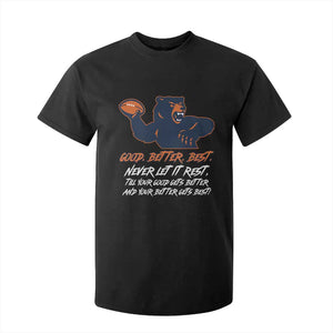 Good Better Best T Shirt For Kid Never Let It Rest Motivational CFB TS02 Black Print Your Wear