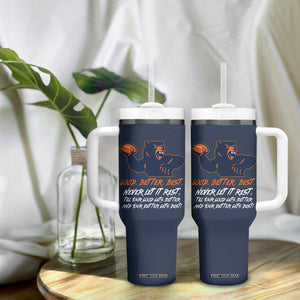 Good Better Best Tumbler With Handle Never Let It Rest Motivational CFB TS02 Print Your Wear