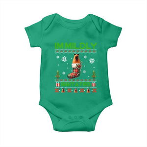 Mildly Irritated Marcus the Worm Meme Baby Onesie Funny Christmas Stocking Weirdcore TS02 Irish Green Print Your Wear