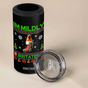 Mildly Irritated Marcus the Worm Meme 4 in 1 Can Cooler Tumbler Funny Christmas Stocking Weirdcore TS02 Print Your Wear