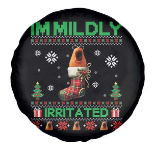 Mildly Irritated Marcus the Worm Meme Spare Tire Cover Funny Christmas Stocking Weirdcore TS02 Print Your Wear
