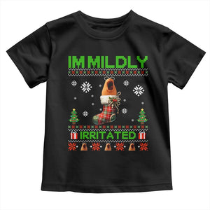 Mildly Irritated Marcus the Worm Meme Toddler T Shirt Funny Christmas Stocking Weirdcore TS02 Black Print Your Wear