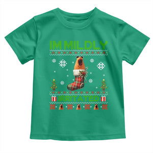 Mildly Irritated Marcus the Worm Meme Toddler T Shirt Funny Christmas Stocking Weirdcore TS02 Irish Green Print Your Wear