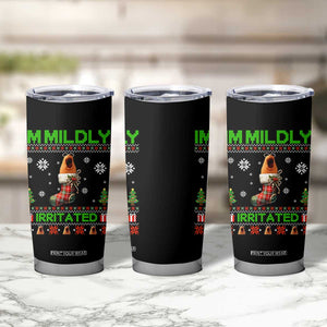 Mildly Irritated Marcus the Worm Meme Tumbler Cup Funny Christmas Stocking Weirdcore TS02 Print Your Wear