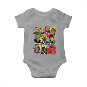 Civil Rights Leaders Baby Onesie Unapologetically Dope Black Inspiration TS02 Heather Print Your Wear