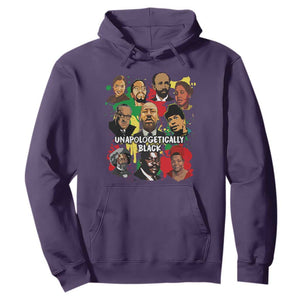 Civil Rights Leaders Hoodie Unapologetically Dope Black TS02 Purple Printyourwear