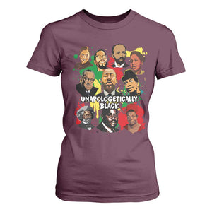 Civil Rights Leaders T Shirt For Women Unapologetically Dope Black Inspiration TS02 Maroon Print Your Wear