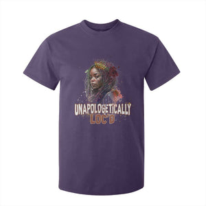 Black Locs Girl T Shirt For Kid Unapologetically Locd Hair Melanin Queen TS02 Purple Print Your Wear