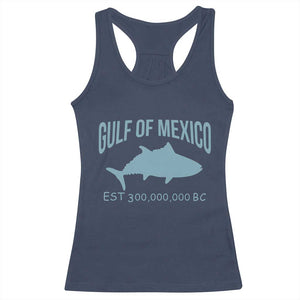 Gulf of Mexico Racerback Tank Top Est 300,000,000 BC Funny Tuna TS02 Navy Print Your Wear
