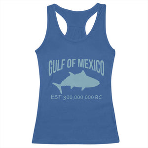 Gulf of Mexico Racerback Tank Top Est 300,000,000 BC Funny Tuna TS02 Royal Blue Print Your Wear