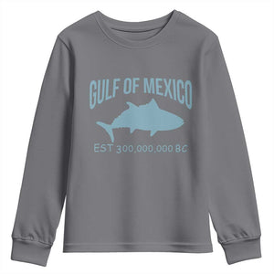 Gulf of Mexico Youth Sweatshirt Est 300,000,000 BC Funny Tuna TS02 Charcoal Print Your Wear