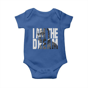 Martin Luther King MLK Day Baby Onesie I Am The Dream Black King Power Black History Month TS02 Royal Blue Print Your Wear