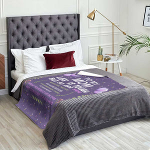 To My Mom Throw Blanket Life Is Tough But So Are You Inspirational Mothers Day Gift TS02 Print Your Wear
