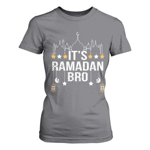 It's Ramadan Bro T Shirt For Women Islamic Fasting Muslim TS02 Charcoal Print Your Wear