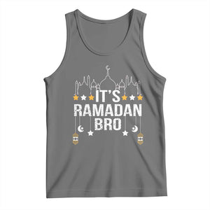 It's Ramadan Bro Tank Top Islamic Fasting Muslim TS02 Black Heather Print Your Wear