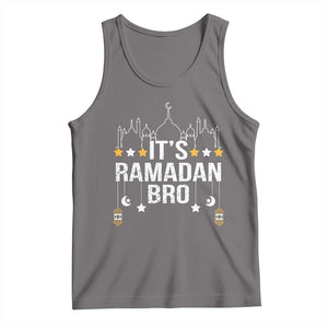 It's Ramadan Bro Tank Top Islamic Fasting Muslim TS02 Deep Heather Print Your Wear