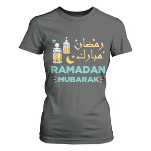 Ramadan Mubarak Muslim T Shirt For Women TS02 Dark Heather Print Your Wear