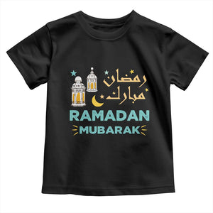 Ramadan Mubarak Muslim Toddler T Shirt TS02 Black Print Your Wear