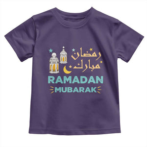 Ramadan Mubarak Muslim Toddler T Shirt TS02 Purple Print Your Wear