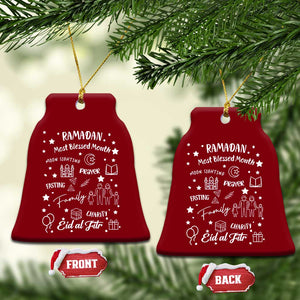 Ramadan Blessed Month Ceramic Ornament Muslim Islamic Ramadhan Eid al Fitr TS02 Print Your Wear