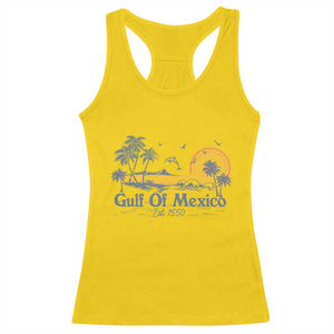Vintage Gulf of Mexico Est 1550 Racerback Tank Top Golfo De Mexico TS02 Daisy Print Your Wear
