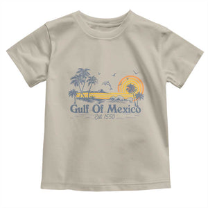 Vintage Gulf of Mexico Est 1550 Toddler T Shirt Golfo De Mexico TS02 Sand Print Your Wear