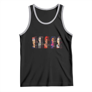 Well Behaved Women Rarely Make History Tank Top Feminist Empowered Women TS02 Black Athletic Heather Print Your Wear