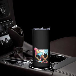 Baseball Home Ice Cream Dripping Skinny Tumbler TS02 Print Your Wear