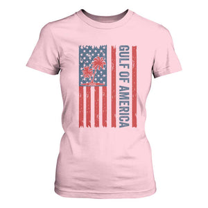 Funny Gulf Of US America Est 2025 T Shirt For Women USA American Flag TS02 Light Pink Print Your Wear