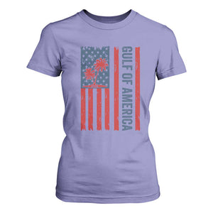 Funny Gulf Of US America Est 2025 T Shirt For Women USA American Flag TS02 Violet Print Your Wear