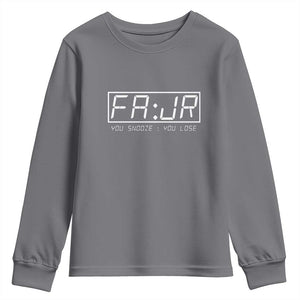 Fajr Time Muslim Youth Sweatshirt Ramadan Mubarak Kareem TS02 Charcoal Print Your Wear