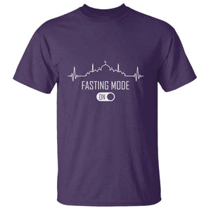 Happy Ramadan Islamic T Shirt Fasting Mode Is On Muslim TS02 Purple Print Your Wear