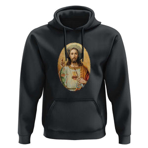 Funny Fishing Hoodie Funny Jesus Gone Fishing Jesus Relaxing Funny Fishing Gifts For Men Women Fisherman TS02 Black Print Your Wear