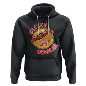 Hot Dog Lover Hoodie Glizzy #1 Gobbler - PrintYourWear Size: S Color: Black