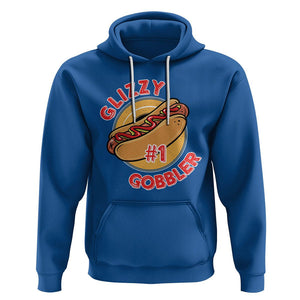 Hot Dog Lover Hoodie Glizzy #1 Gobbler - PrintYourWear Size: S Color: Royal Blue