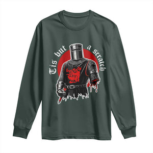 Funny One Arm Knight Medieval Long Sleeve Shirt Tis But A Scratch Classic Dark Humor Parody