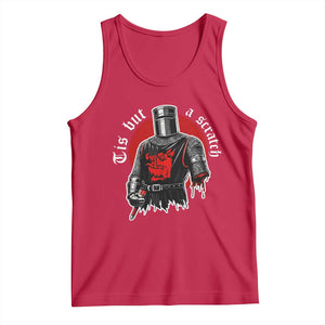 Funny One Arm Knight Medieval Tank Top Tis But A Scratch Classic Dark Humor Parody