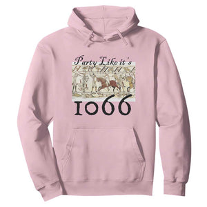 Funny Medieval Humor Battle of Hastings Hoodie Party Like Its 1066 Historic Bayeux Tapestry Graphic