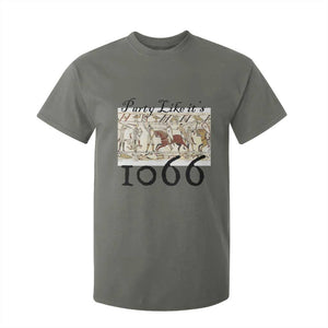 Funny Medieval Humor Battle of Hastings T Shirt For Kid Party Like Its 1066 Historic Bayeux Tapestry Graphic