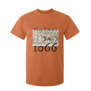 Funny Medieval Humor Battle of Hastings T Shirt For Kid Party Like Its 1066 Historic Bayeux Tapestry Graphic