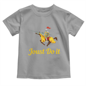 Funny Joust Do It Medieval Knight Horse Graphic Toddler T Shirt Jousting Renaissance Faire Parody