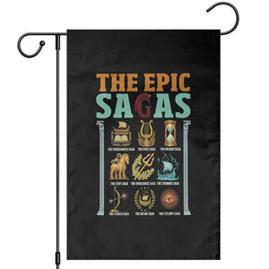 The Epic Sagas Ancient Greek Mythology Graphic Garden Flag Odysseus Journey Odyssey History Lover Gift
