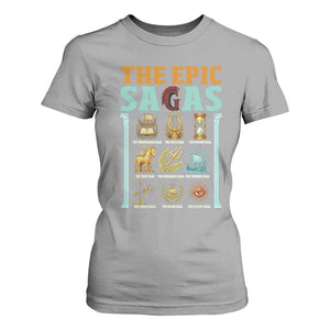 The Epic Sagas Ancient Greek Mythology Graphic T Shirt For Women Odysseus Journey Odyssey History Lover Gift