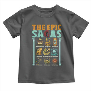 The Epic Sagas Ancient Greek Mythology Graphic Toddler T Shirt Odysseus Journey Odyssey History Lover Gift