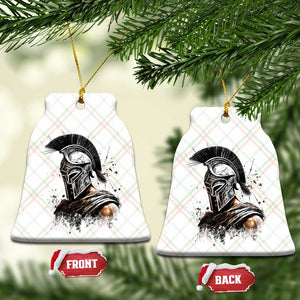 Ancient Spartan Warrior Watercolor Splatter Graphic Ceramic Ornament Greek Mythology Enthusiast History Gift