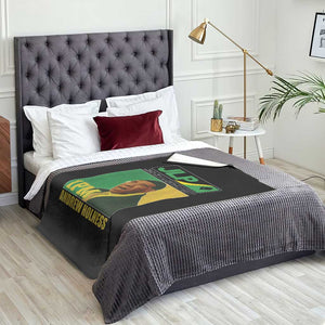 1PM Andrew Holness JPL Supporter Throw Blanket Jamaica Labor Party Jamaican Political Pride TS02 Print Your Wear