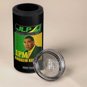 1PM Andrew Holness JPL Supporter 4 in 1 Can Cooler Tumbler Jamaica Labor Party Jamaican Political Pride TS02 Print Your Wear