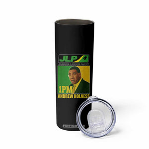 1PM Andrew Holness JPL Supporter Skinny Tumbler Jamaica Labor Party Jamaican Political Pride TS02 Print Your Wear