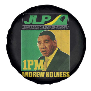 1PM Andrew Holness JPL Supporter Spare Tire Cover Jamaica Labor Party Jamaican Political Pride TS02 Print Your Wear