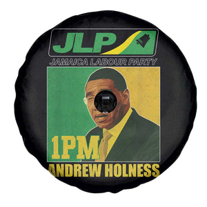 1PM Andrew Holness JPL Supporter Spare Tire Cover Jamaica Labor Party Jamaican Political Pride TS02 Print Your Wear